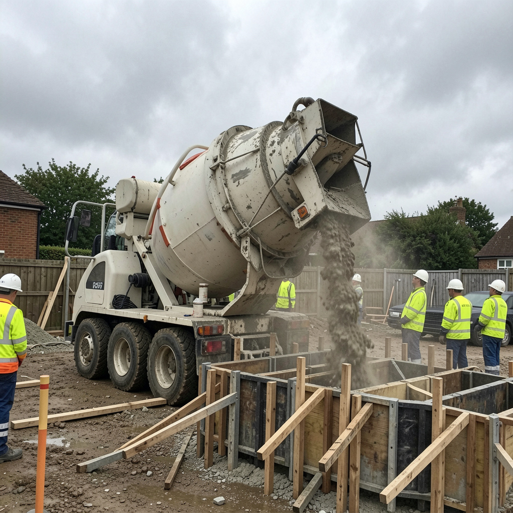 When Should You Use Mix on Site Concrete in the UK